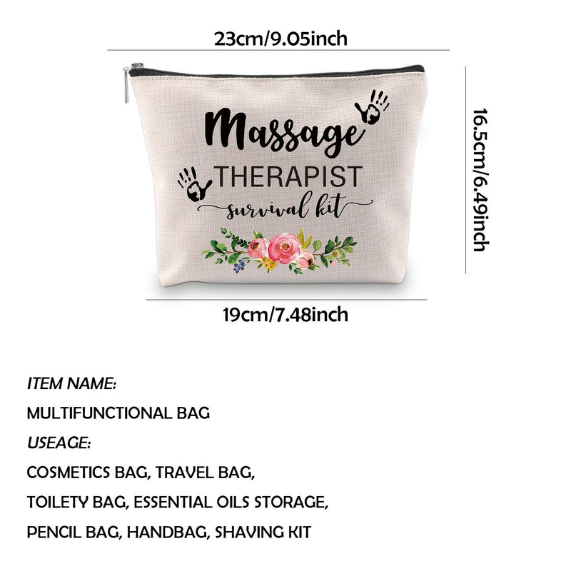 [Australia] - WCGXKO Massage Therapist Makeup Bag Massage Therapist Survival Kit Massage Therapy Graduation Gift 