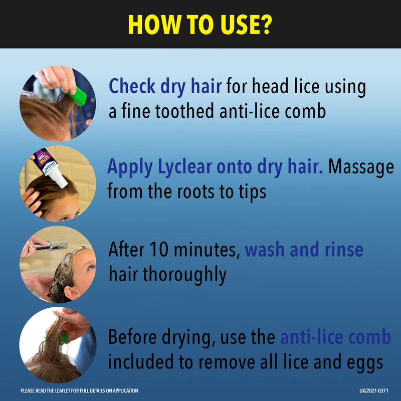 [Australia] - Lyclear Express Treat & Protect Spray - Kills Head Lice & Eggs – Effective in Just 10 minutes & Helps Protect for up-to 72 hours* – 100ml Spray Format 