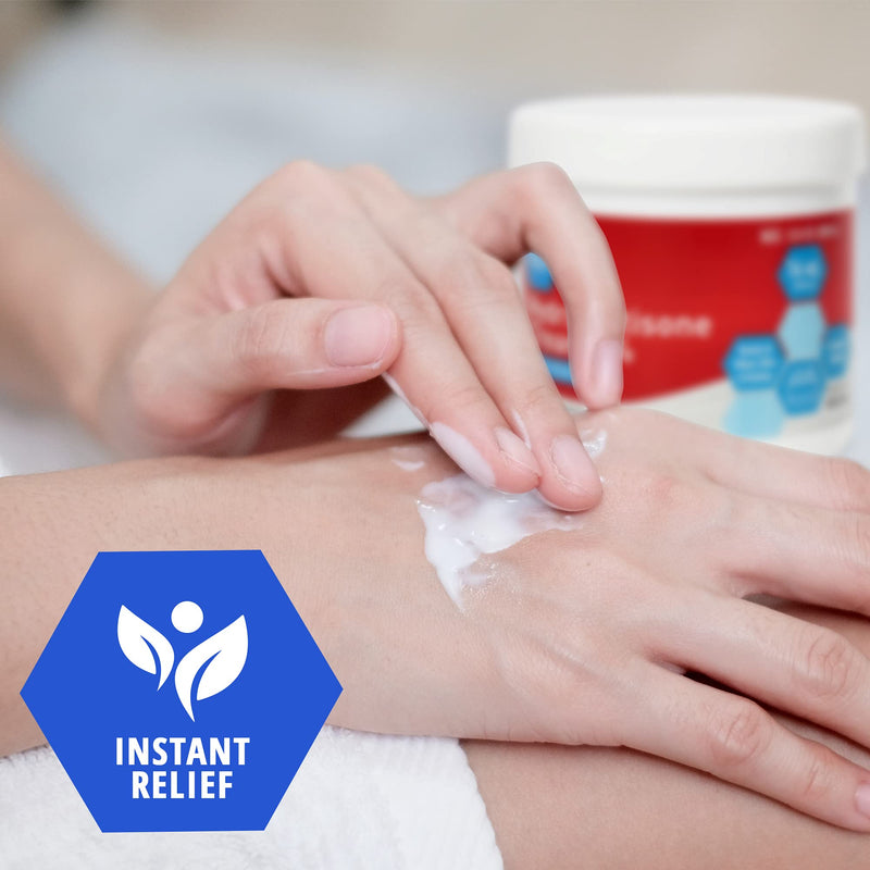 [Australia] - Medpride Hydrocortisone 1% Anti Itch Cream - Maximum Strength Instant Itch Relief Cream for Mosquito Bites, Eczema, Dermatitis, Skin Infections & Hemorrhoids - Suitable for Sensitive Skin- 16 oz 