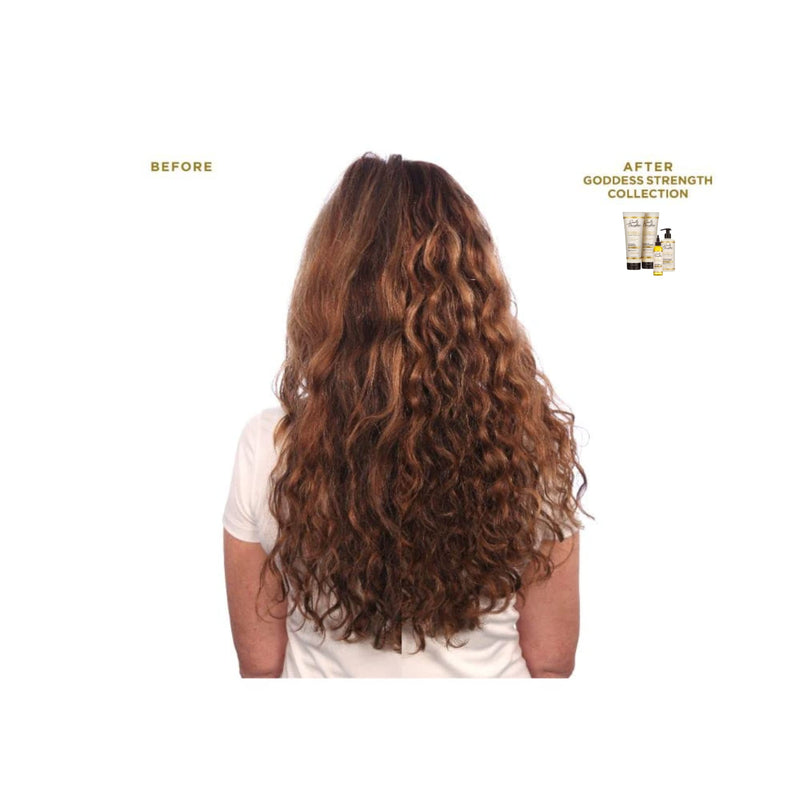 [Australia] - Carol’s Daughter Goddess Strength Sulfate Free Shampoo with Castor Oil for Curly, Wavy, Natural Hair, Anti-breakage and Anti-frizz Hair Product, Add Moisture to Dry, Damaged Hair, 11 fl oz 