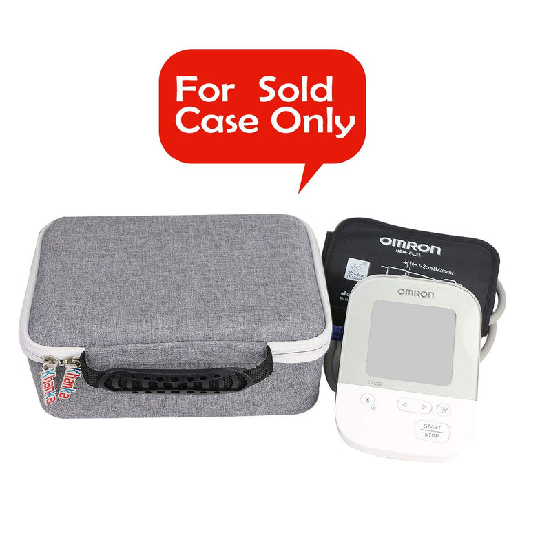 [Australia] - Khanka Hard Travel Case Replacement for OMRON Silver Blood Pressure Monitor Blood Pressure Machine BP5250, Case Only 