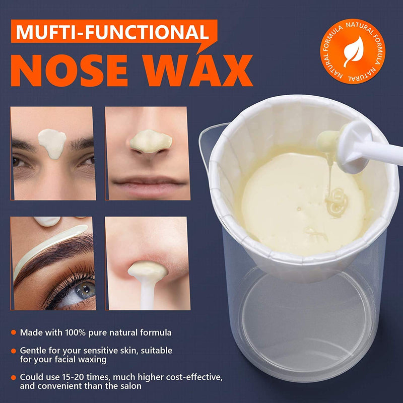 [Australia] - Lifestance Nose Wax Kit- Nose Waxing Kit for Men with 80g Nose Wax-Quick,Easy,Painless Nose Hair Wax Kit (15-20 Times Usage ) 