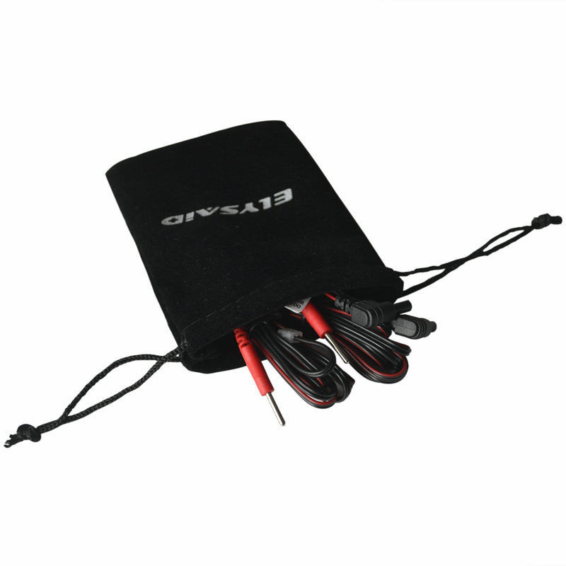 [Australia] - 2Pcs/pack Replacement Electrode Lead Wires Connect Cables Pin 2mm For TENS Electronic Therapy Machines 