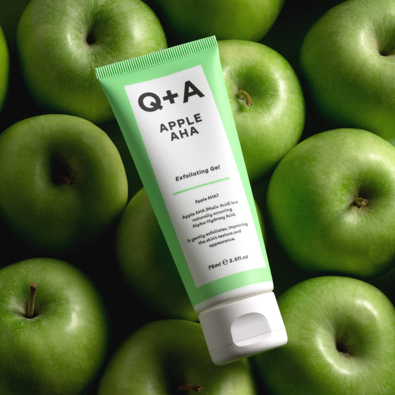 [Australia] - Q+A Apple AHA Exfoliating Gel, naturally occurring Malic and Lactic Acid alongside Apple Fruit Extracts and Glycolic Acid for smoother, brighter skin (75ml) 