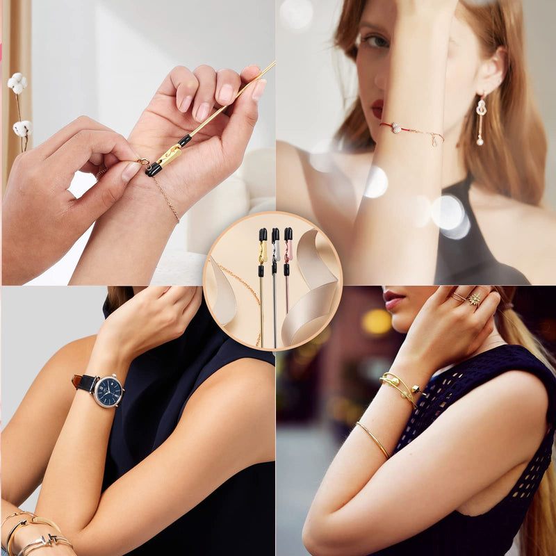 [Australia] - 3 Pieces Bracelet Tool Buddy Jewelry Helper - Fastening and Hooking Equipment for Necklace, Watch Band & Jewelry Clasps, Zippers and Closures 