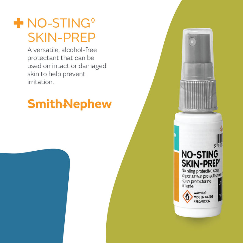 [Australia] - Smith+Nephew No-Sting Skin Prep Spray, 1 Oz Alcohol Free Protective Dressing, 66800709 