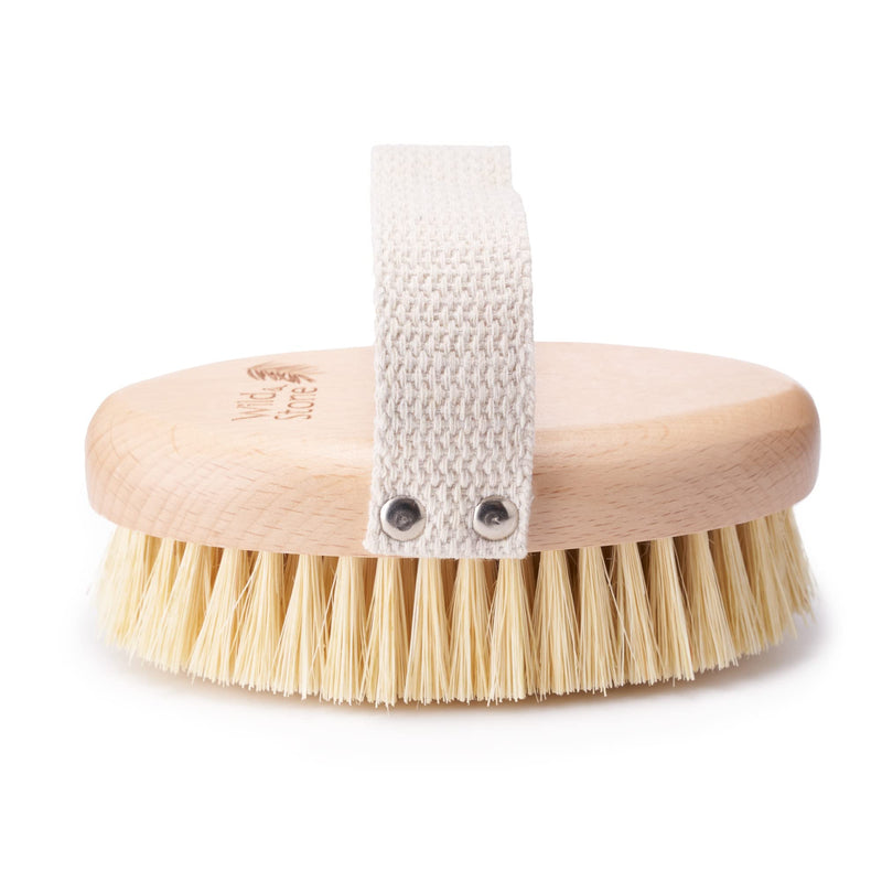 [Australia] - Wild & Stone | Dry Brushing Body Brush | Gentle Exfoliating Brush | Cellulite Remover | Body Exfoliator | Natural & Sustainable Body Brush 