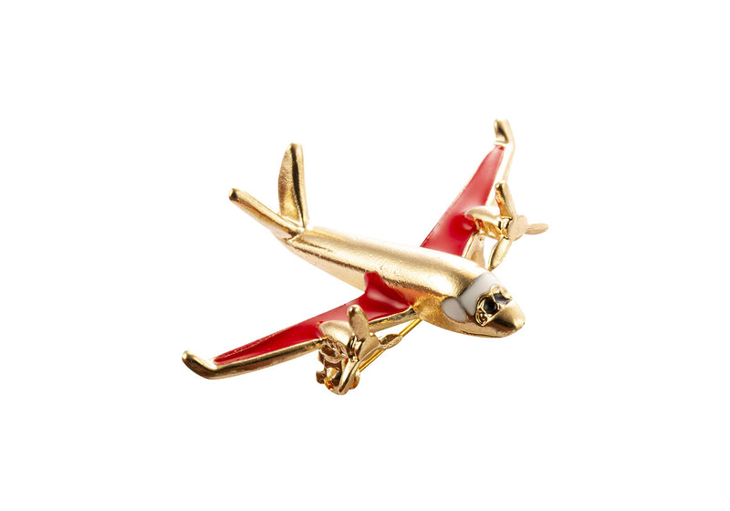 [Australia] - A N KINGPiiN Airplane Lapel Pin Badge Gift Party Shirt Collar,Costume Pin Accessories for Men Brooch 