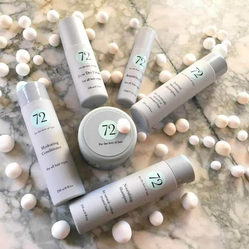 [Australia] - 72 Hair Vegan Hydrating Conditioner, Organic Cruelty Free Moisturiser and Protector Treatment, 250ml 