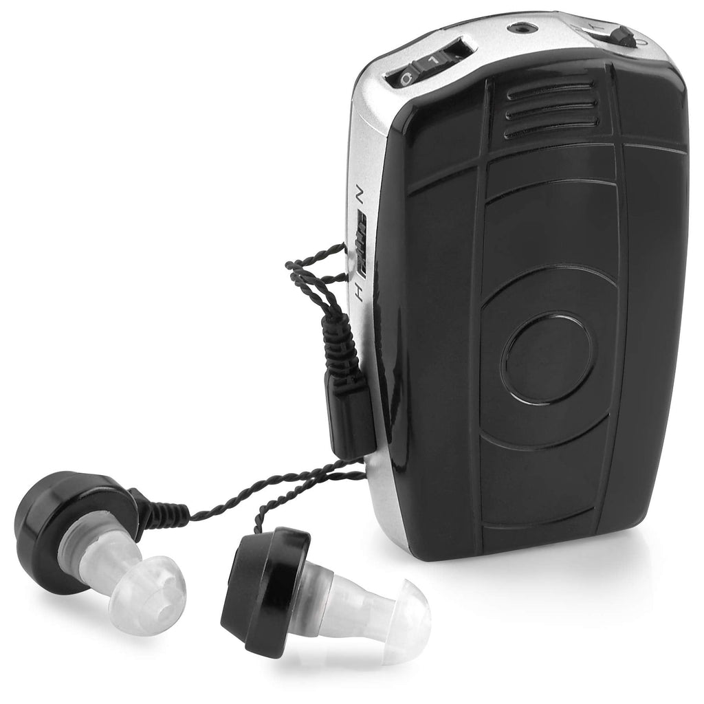 [Australia] - MEDca Digital Personal Sound and Voice Amplifier with Single Ear and Double Ear Headphone Earbuds with Microphones The Best Hearing | Adult Listening Device 