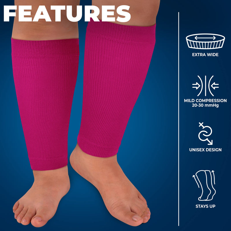 [Australia] - Pembrook Plus Size Compression Toeless Socks and Sleeves Bundle 