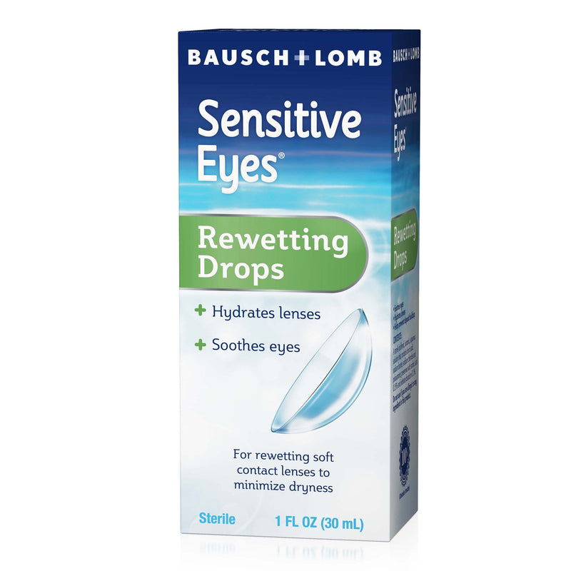 [Australia] - Contact Lens Solution by Bausch & Lomb, for Rewetting Soft Contact Lenses, 1 Fl Oz 