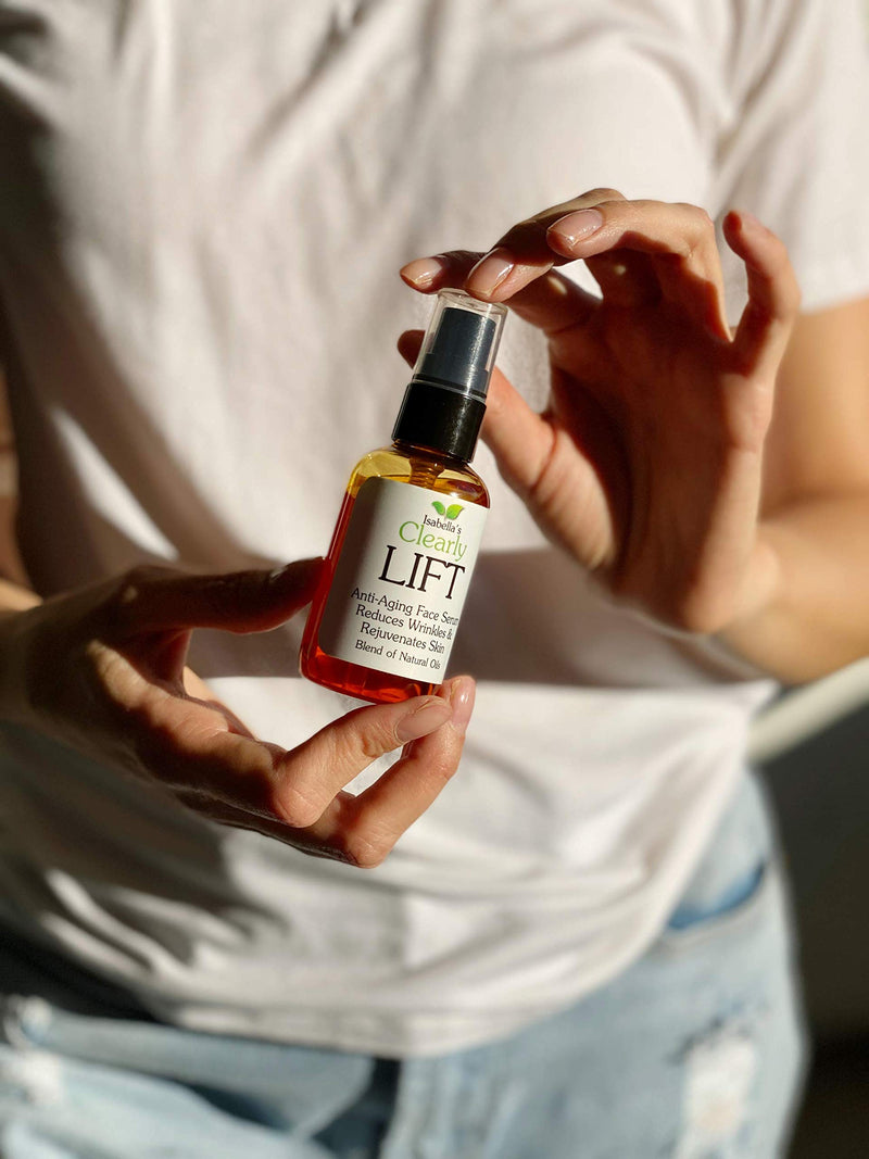 [Australia] - Clearly Lift Face and Neck Serum | Nourishing Anti Ageing Moisturizer to Hydrate, Illuminate The Skin for a Vibrant Flawless Complexion | Natural Day + Night Oil for All Skin Types 