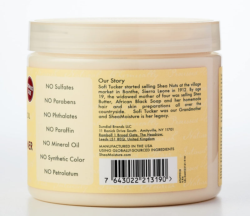 [Australia] - SheaMoisture Jamaican Black Castor Oil no silicones or sulphates Strengthen & Restore Leave-In Conditioner for chemically processed, heat styled or natural hair 431 ml Beige 454 g (Pack of 1) 