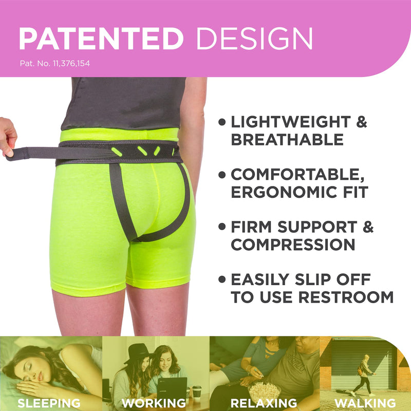 [Australia] - BraceAbility Pelvic Pro Support Belt - Patented, Original Prolapsed Uterus Brace for Women Treating Dropped Bladder, Uterine Prolapse, Vulvar Varicosities, Postpartum, Symphysis Pubis Dysfunction (L) Large 