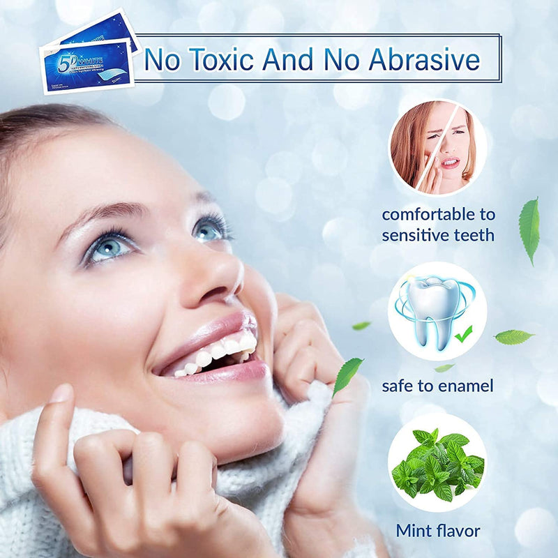 [Australia] - Teeth Whitening Strips, Tooth Whitening Kits, at Home Teeth whitening Strips,Sensitive Teeth Whitening Strips Teeth Whitener 14 Packs 28 Pcs 