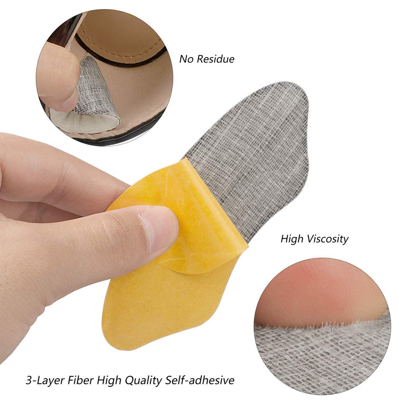 [Australia] - Makryn Premium Heel Pads Inserts Grips Liner for Men Women,Back of Heel Protectors Cushions Prevent Too Big Shoe from Heel Slipping,Blisters,Filler for Loose Shoe Fit-4Pairs (Pale Apricot) Pale Apricot 