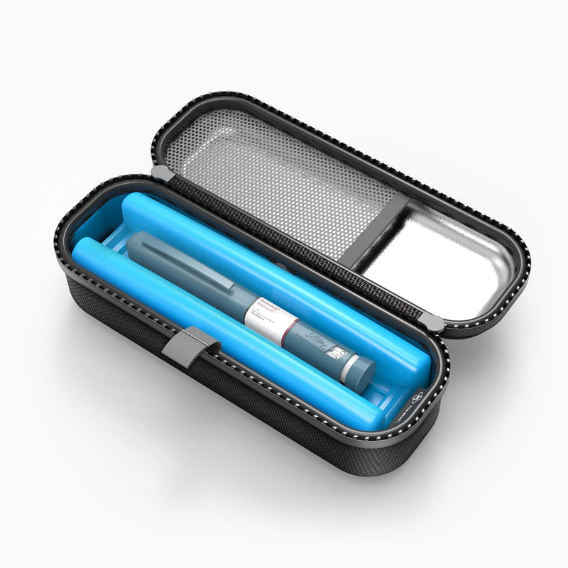 [Australia] - SHBC Upgraded Cold Effect PCM Insulin Pen Carrying Case Portable Medical Cooler Bag for Diabetes Convenient to Changing Needles with Each Injection 