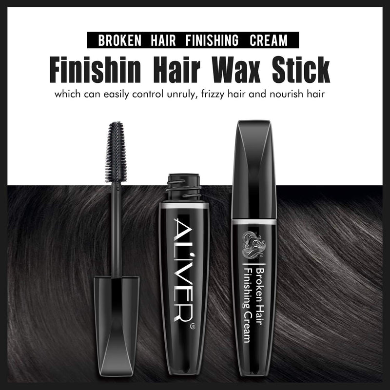 [Australia] - 2 Packs Hair Feel Stick, Broken Hair Finishing Sticks Refreshing Not Greasy Shaping Gel Cream Hair Wax Stick Fixing Bangs Stereotypes Cream (Broken hair cream) 