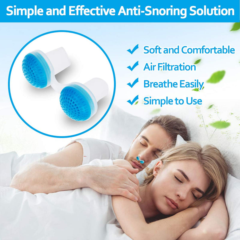 [Australia] - Anti Snoring Devices - Effective Snore Stopper for CPAP Users, Anti Snore Nasal Dilators Nose Vents Plugs for Stop Snoring,Snoring Solution Relieve Snore Better Sleep Devices That Work for Women Men 2PCS Anti Snoring Devices 