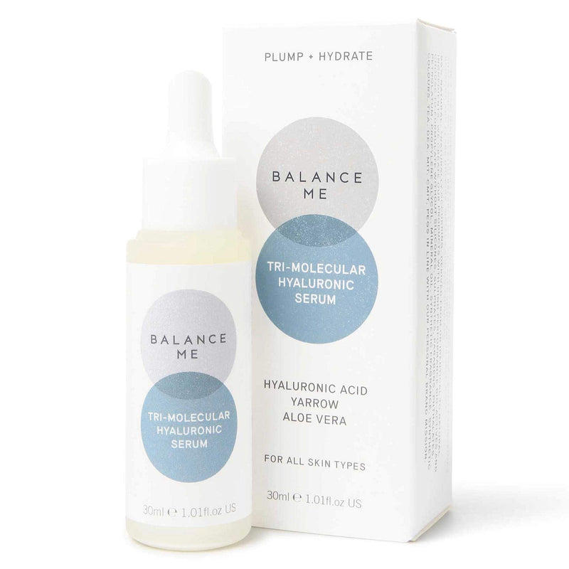 [Australia] - Balance Me Tri-Molecular Hyaluronic Serum ‚Äì With Hyaluronic Acid & Aloe Vera ‚Äì Plumps & Hydrates ‚Äì Anti-Ageing Face Serum ‚Äì For All Skin Types ‚Äì Natural, Vegan & Cruelty Free ‚Äì Made In UK ‚Äì 30ml 