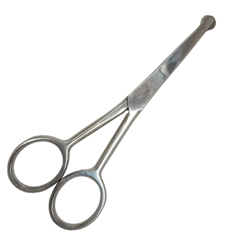 [Australia] - Trimming-Nasal Scissors-4.5 Rounded for Nose,Eyebrow,Ear,Dog Hair Probe Straight. 