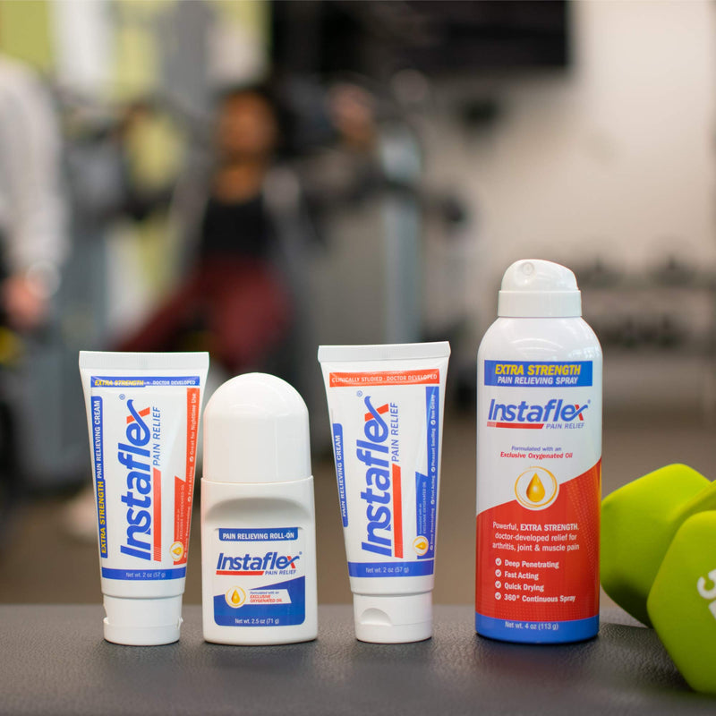 [Australia] - Instaflex Pain Relief Cream Delivers Clinically Studied Pain Relief from Arthritis, Back Pain, Strains and Joint and Muscle Pain (4 oz) 4 Ounce (Pack of 1) 