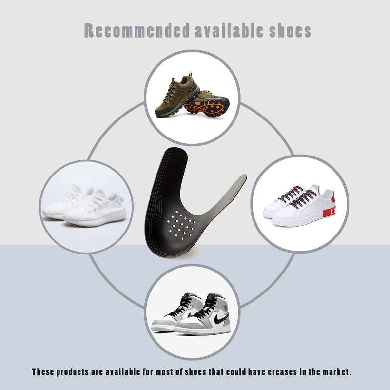 [Australia] - 6 Pairs Shoe Crease Protectors Anti-Wrinkle Against Sneaker Shoes Crease for Sneaker 