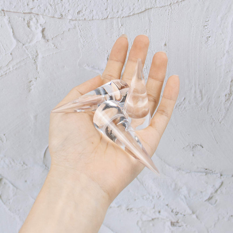 [Australia] - AUEAR, 6 Pack Acrylic Jewelry Ring Display Stand Clear Cone Ring Holder for Jewelry Ring Wedding Ring 