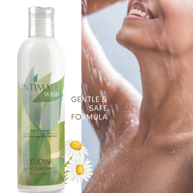 [Australia] - L’EUDINE Intimate Feminine Wash – 6.7Fl Oz pH Balancing Feminine Wash with Chamomile, Aloe Vera – Intimate Wash Women and Men for Daily Freshness – Gentle and Comforting 