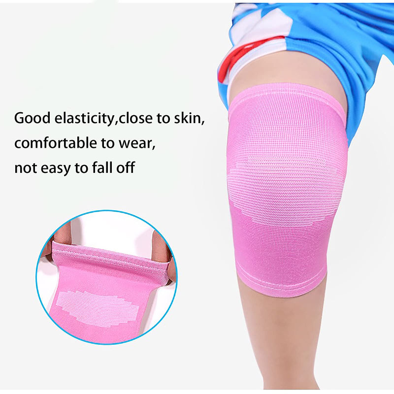[Australia] - Kids Knee Brace,Knee Support,Teenagers Knee Sleeve,Sport Knee Protectors For Children(1 Pair) (Blue, Medium) Blue 
