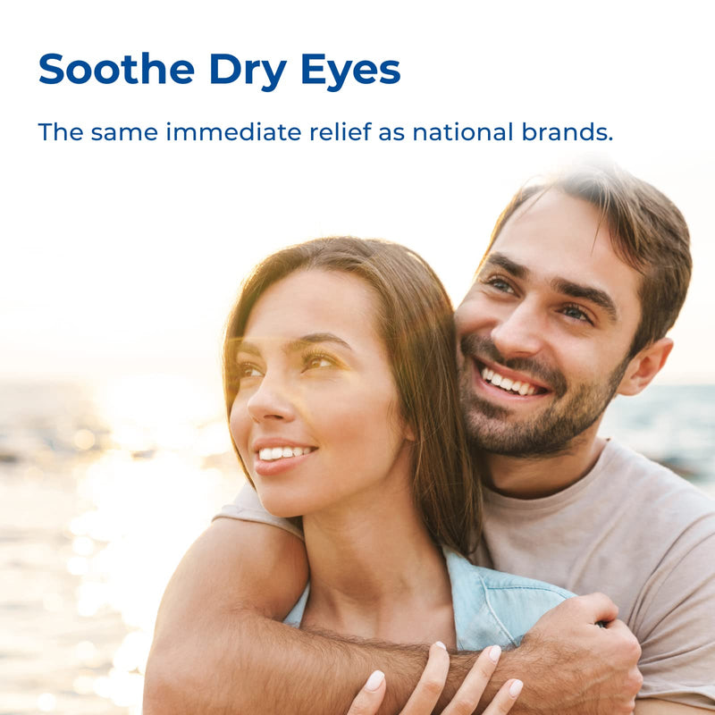 [Australia] - Rite Aid Lubricant Eye Drops Plus - 30 Vials | Carboxymethylcellulose Sodium 0.5% | Sterile, Preservative-Free, Single Use Containers | Eye Drops for Dry Eyes | Artificial Tears | Refresh Tears 