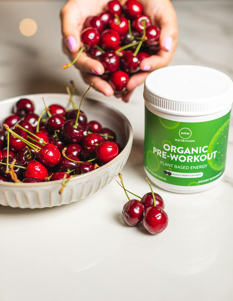 [Australia] - MRM Nutrition Organic Pre-Workout Powder | Island Fusion Flavored | Superfoods + 150mg Natural Caffeine + adaptogens | Clean Energy + Focus| Healthy Blood Flow | Vegan + Non-GMO | 20 Servings 