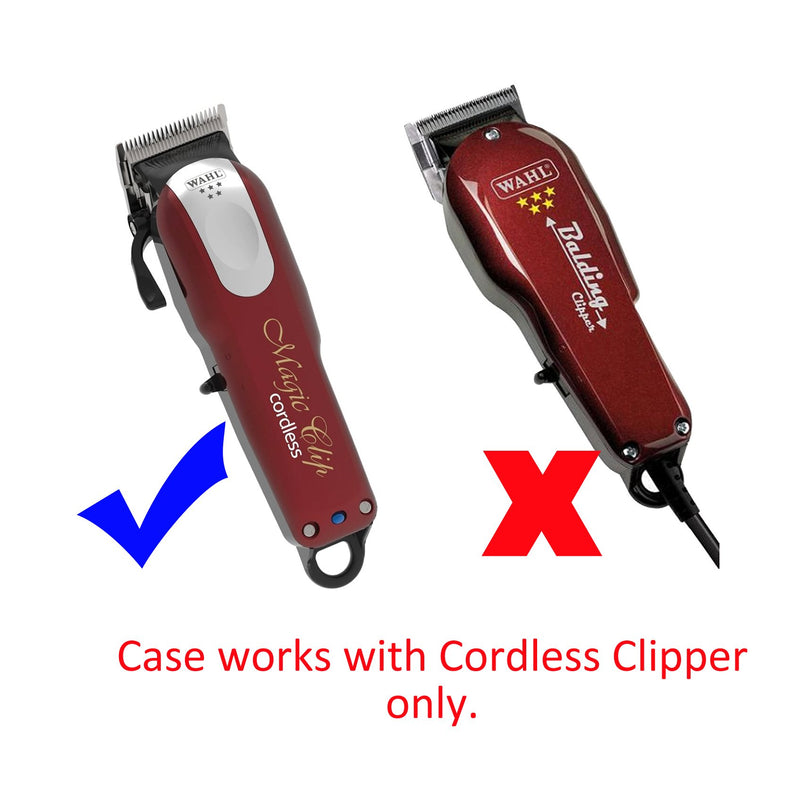 [Australia] - Aenllosi Storage Organizer Hard Case Compatible with Wahl Professional 5-Star Cordless Magic Clip #8148/#8504/#8509 with Hair Cutter Salon Cape(only case) 