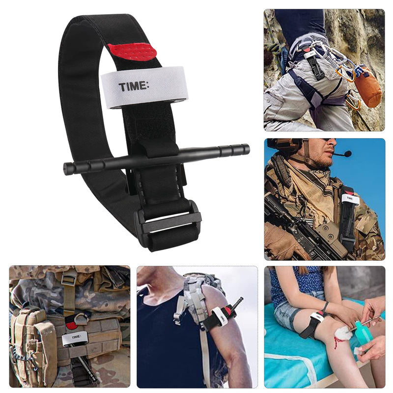 [Australia] - Foreverup 4 Pack Tourniquet, Outdoor Emergency Tourniquet, Tactical Emergency Tourniquet Strap One-Handed Operation Tourniquet Medical First Aid Equipment for Military Outdoor Sports 