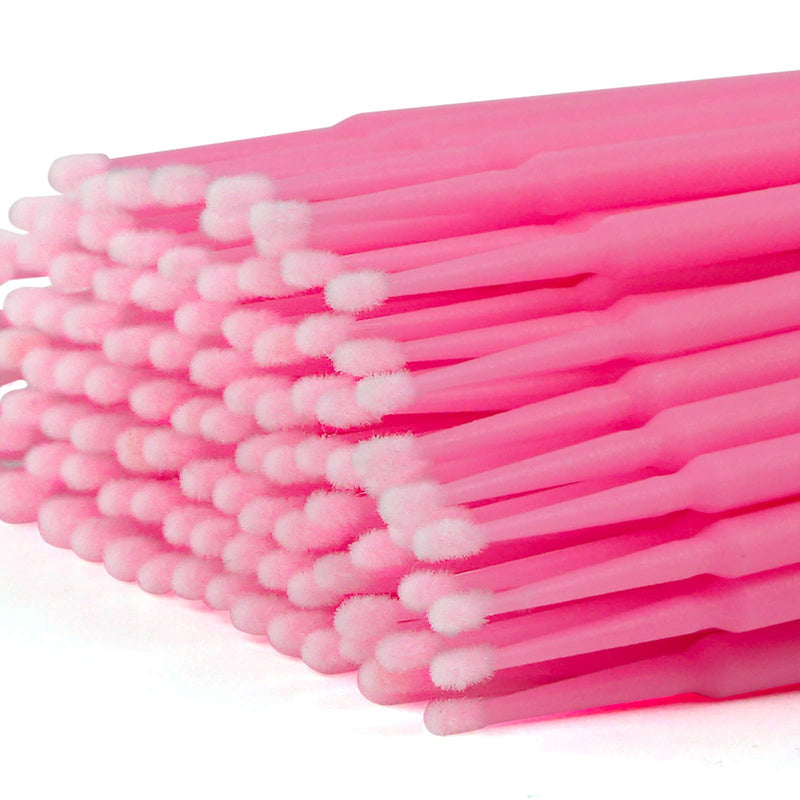 [Australia] - Cuttte 500 PCS Disposable Micro Applicators Brushes Latisse applicator for Eyelashes Extensions and Makeup Application (Head Diameter: 2.0mm) 