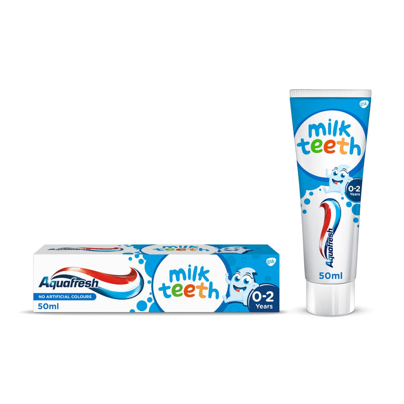 [Australia] - Aquafresh Baby Toothpaste, Milk Teeth, 0-2 Years, 50ml 