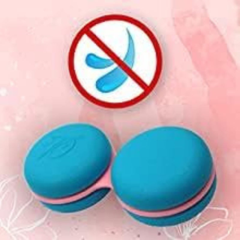 [Australia] - SPORTS WORLD VISION 3 Pieces New Macaroon Blue Contact Lens Storage/Soaking Case for Left/Right Eyes � Durable, Compact, Portable and Leakproof Contact Lens Cases 3 Pcs Dark Blue 