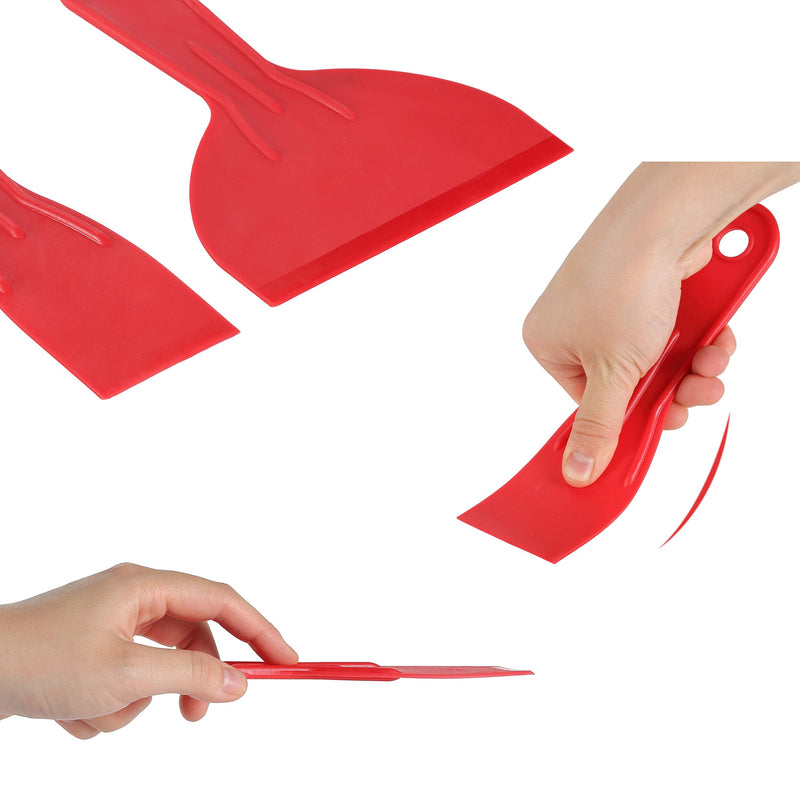 [Australia] - Bates- Putty Knife, Variety Size Pack, Set of 6, Plastic Scraper, Plastic Putty Knife, Putty Knife Set, Plastic Spreader, Spackle Tool, Plastic Putty Knife Scraper, Plastic Scraper Tool, Putty Scraper 