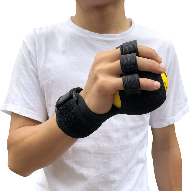 [Australia] - Anti-Spasticity Ball Splint & Finger Posture Corrector for Stroke Hand, Functional Split-fingered Hand Wrist Support, Orthosis Rehabilitation For Impairment/Hemiplegia/Stiff Fingers 