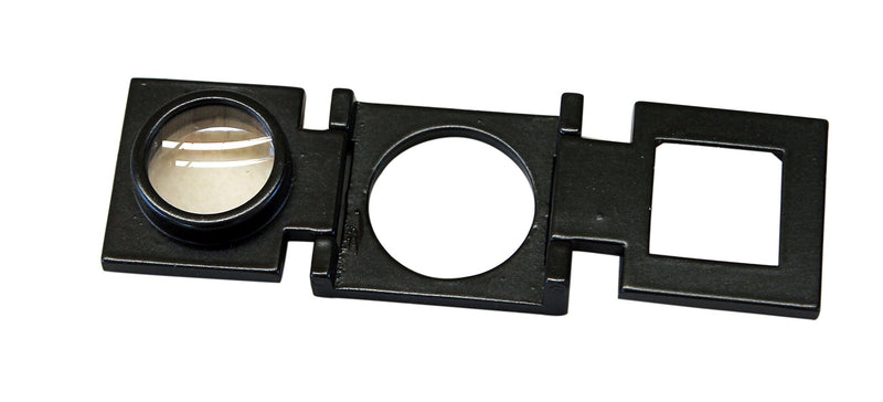 [Australia] - Binger BG602 8x Folding Magnifier Metal Optical Glass Linen Tester Compact Size 