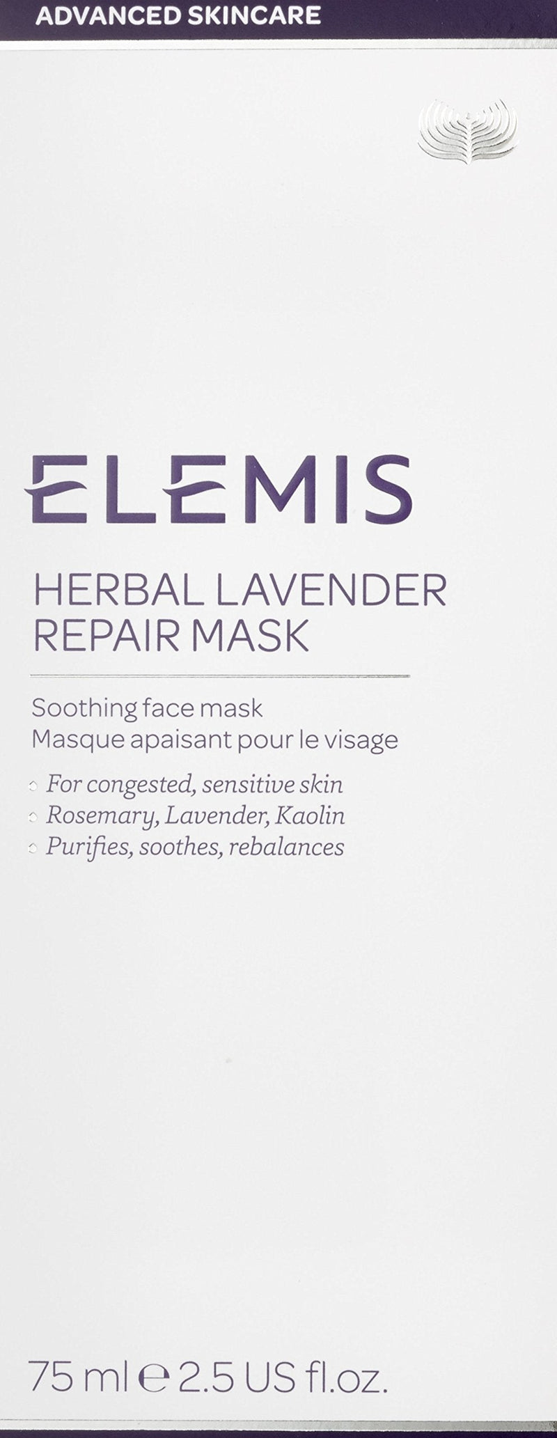 [Australia] - Elemis Herbal Lavender Repair Mask, Soothing Clay Mask, 75 ml 
