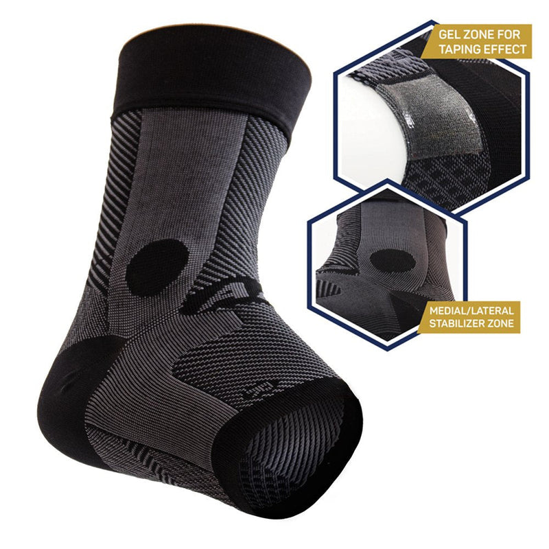 [Australia] - Compression Ankle Brace, by OrthoSleeve AF7 for inversion sprains, weak ankles, instability and Achilles tendonitis (Small, Tan, Right Foot) Small Tan Right Foot 