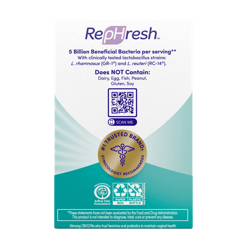 [Australia] - RepHresh Pro-B Probiotic Supplement for Women, 30 Oral Capsules Probiotic Supplement Capsule 