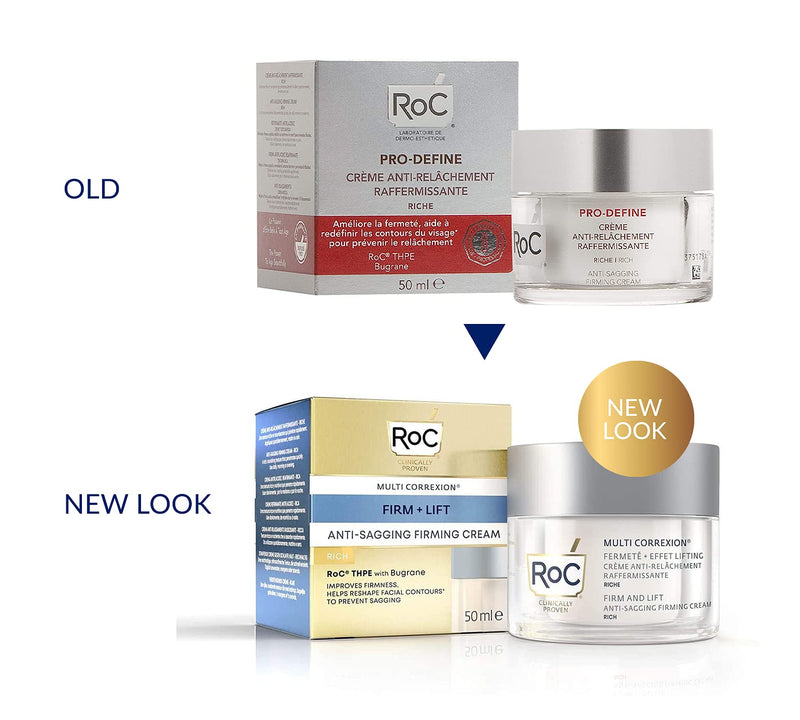 [Australia] - RoC - Multi Correxion Anti-Sagging Firm + Lift Face Cream - Anti-Wrinkle and Ageing - Improves Firmness - Cosmetic Lifting Effect - 50 ml 