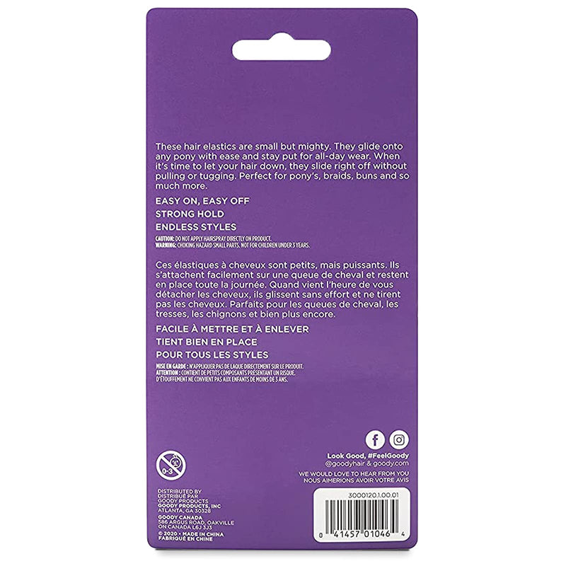 [Australia] - GOODY Ouchless Womens Polyband Elastic Hair Tie - 250 Count, Clear - Fine Hair - Hair Accessories to Style With Ease and Keep Your Hair Secured - Perfect for Fun and Unique Hairstyles - Pain-Free 250 Count (Pack of 1) 