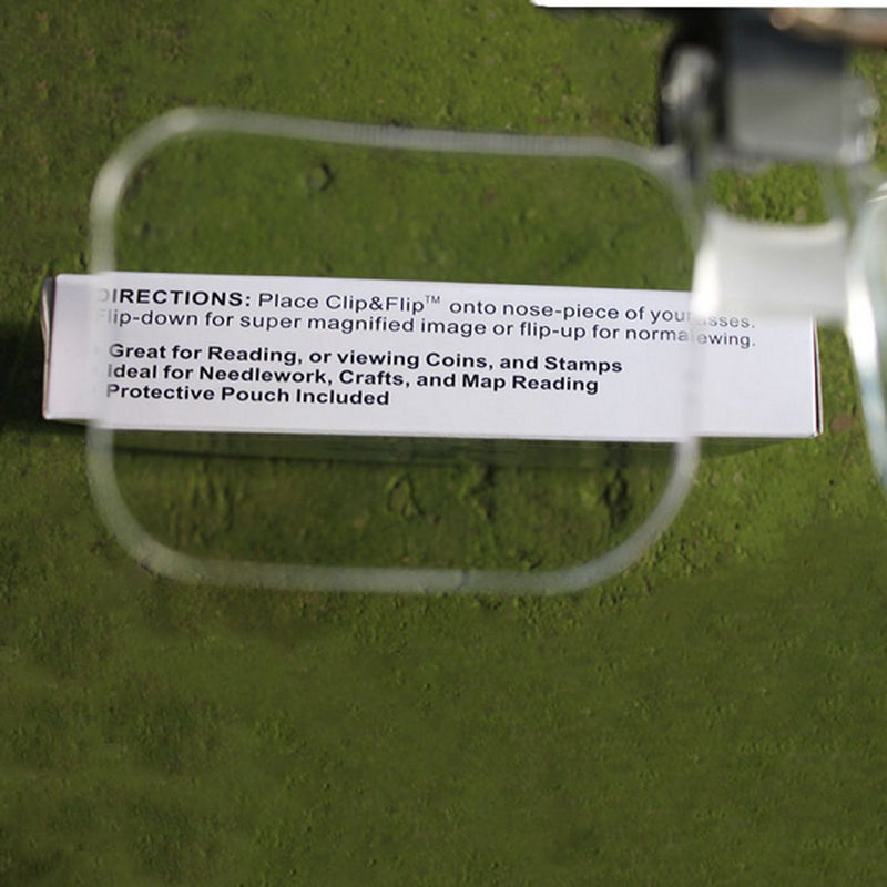 [Australia] - QIXINSTAR Magnifier Folding Handfree Clip On Clear Magnifying Glasses HD Lens Precise Eyeglasses Jewellery Appraisal Watch Repair Tool 