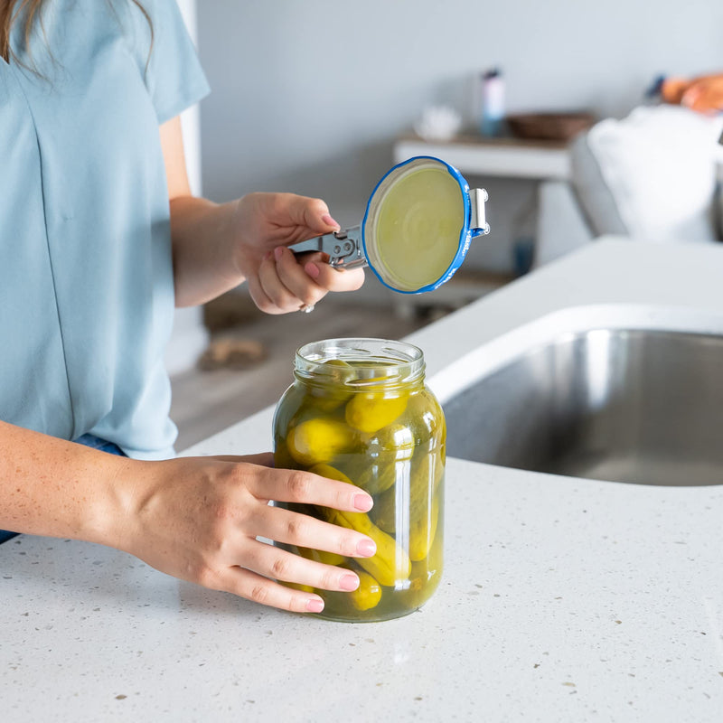 [Australia] - Oleex Jar Opener for Weak Hands (x2) with Keychain Bottle Cap Opener. Easy Jar Opener for Seniors with Arthritis, Kids Jar Openers. Jar Gripper Tight Lid Opener, Bottle Opener Kitchen Gadgets 2*jar opener + key chain 