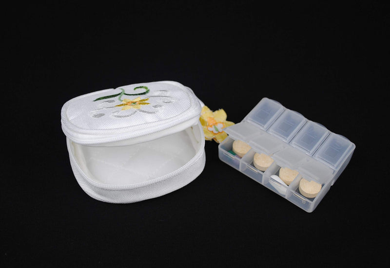 [Australia] - Justina Claire Pill Box Purse in a Daffodil Design 