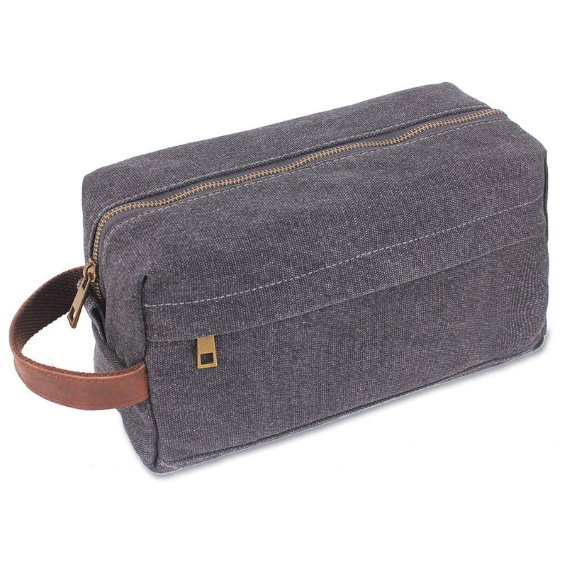 [Australia] - Canvas Shaving Dopp Kits Bag, Waterproof Travel Toiletry Kits Bathroom Shower Bags 